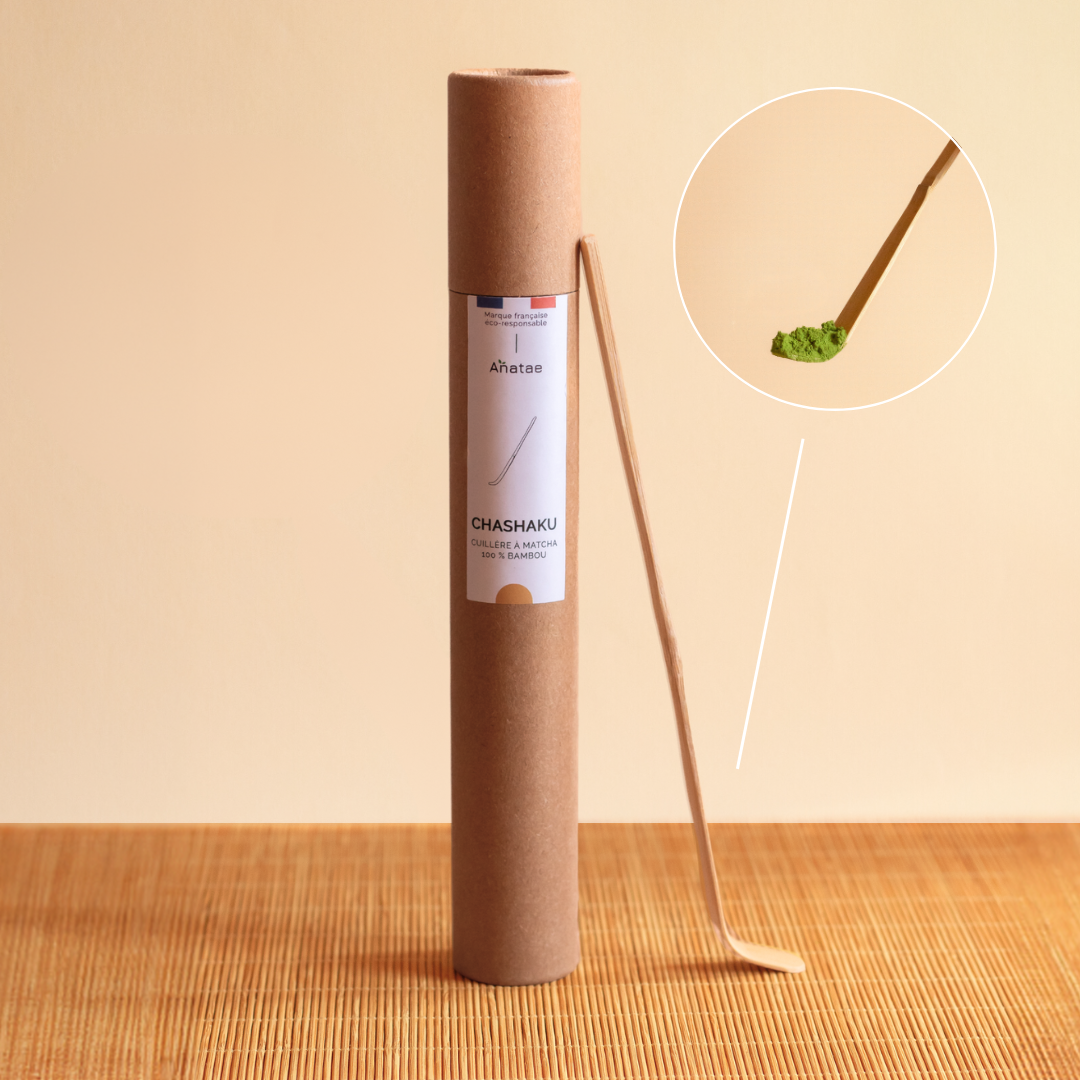 CHASHAKU - CUILLÈRE EN BAMBOU POUR LE THÉ MATCHA
