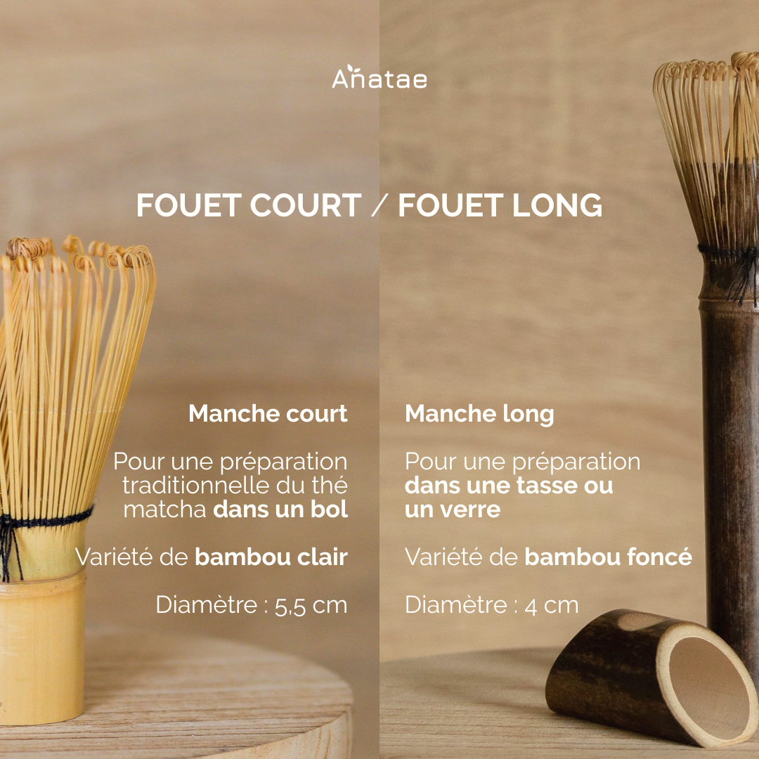 FOUET EN BAMBOU À MANCHE LONG POUR MATCHA - CHASEN