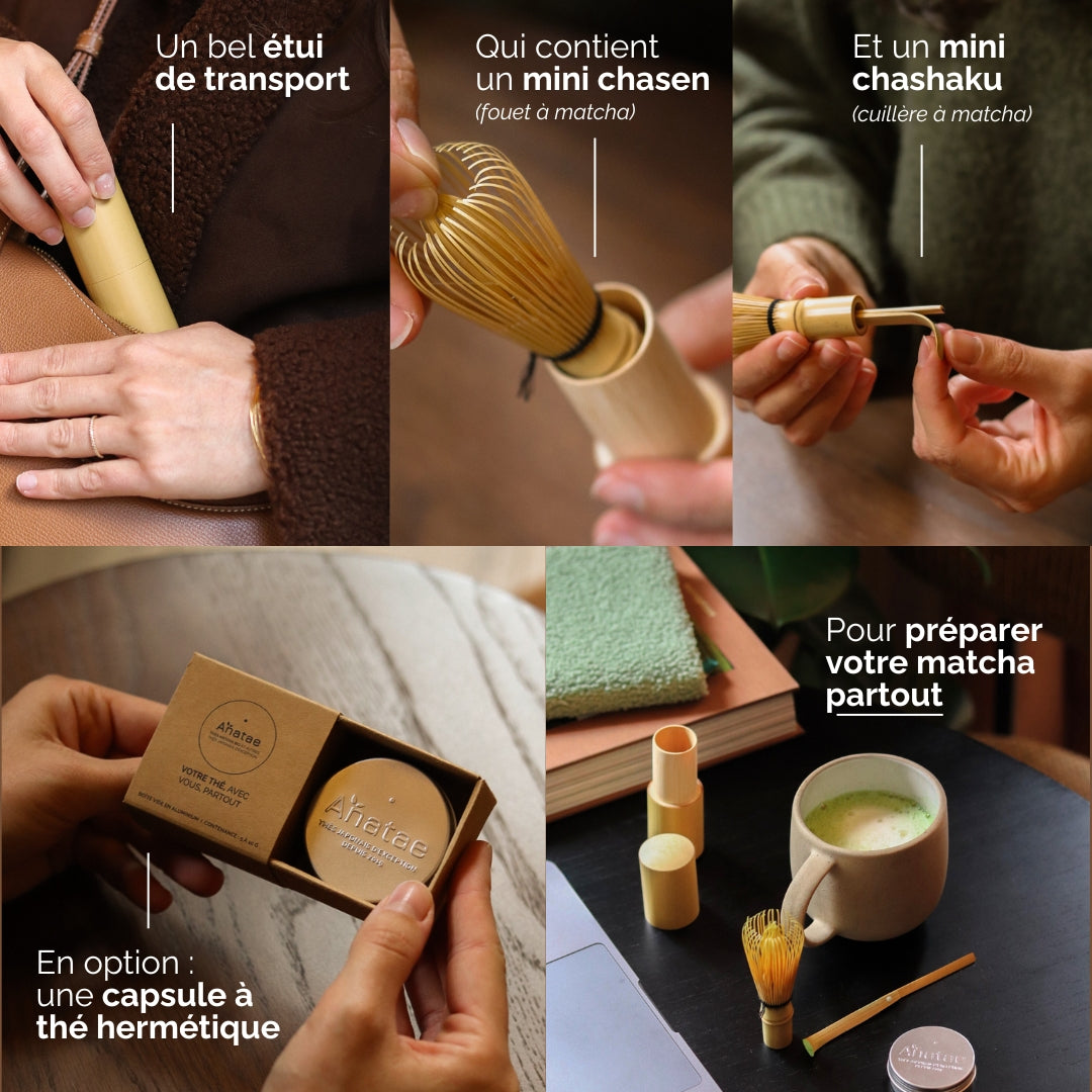 KIT DE VOYAGE POUR PRÉPARER LE MATCHA